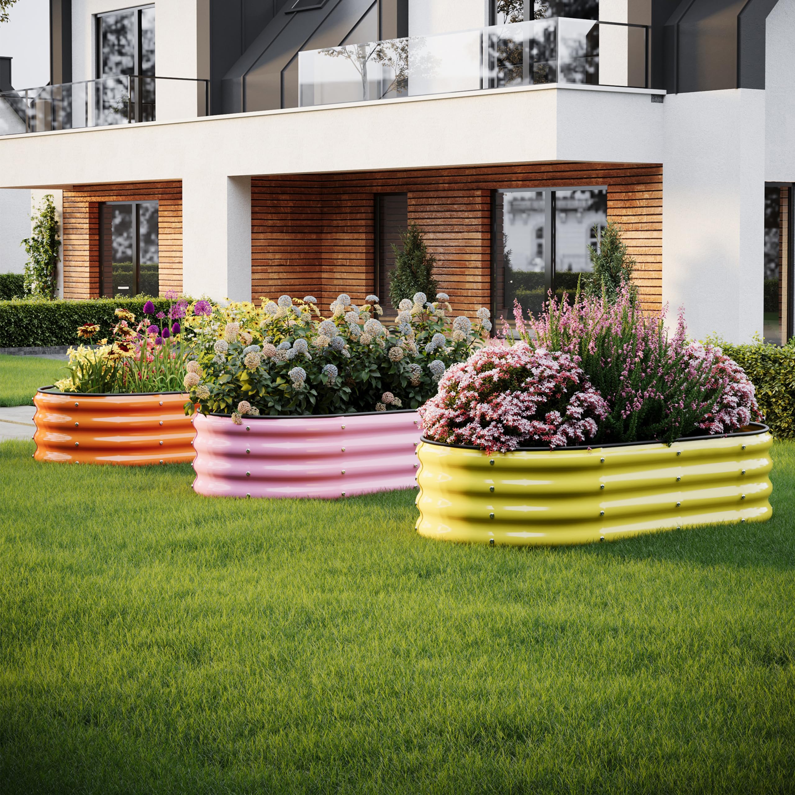 ZFHgarden Raised Beds for Gardening Raised Garden Bed Kit for